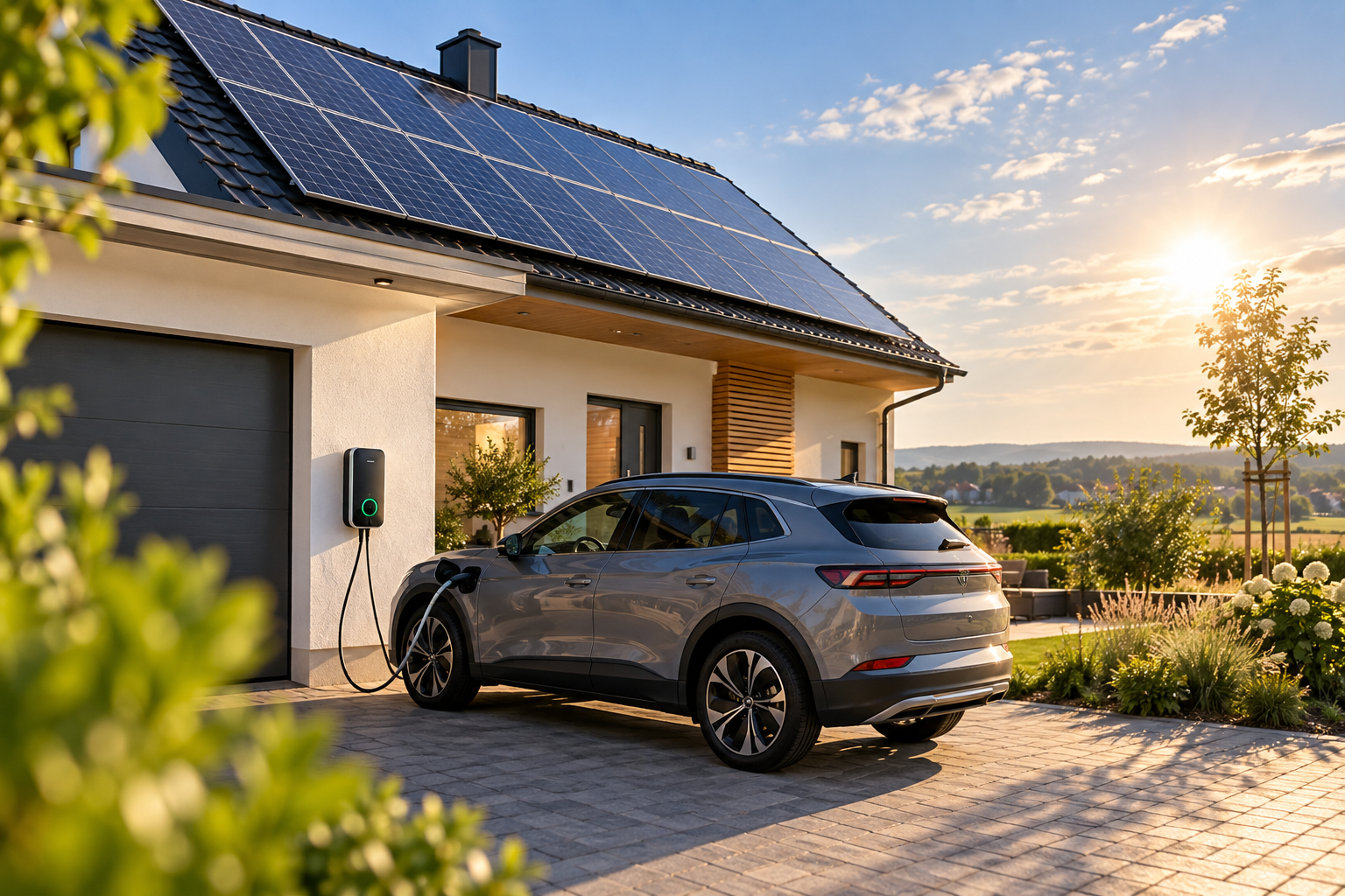 PV-Überschussladen mit E-Auto, Wallbox und Solaranlage
