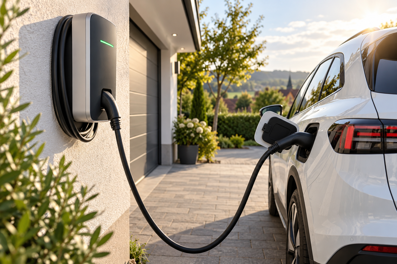 Wallbox für zu Hause zum Laden eines Elektroautos